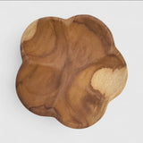 Clover Leaf Plate of Teak