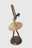 “Ballerina in Releve” Lost Wax Bronze Sculpture
