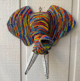 MC’s Beaded Elephant Bust