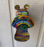 MC’s Beaded Hippo Bust