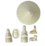 Nativity Hut of Kisii Stone - 5-piece
