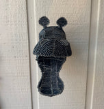 MC’s Beaded Hippo Bust