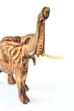 Elephant Carving of Burnt Jacaranda