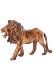 Lion Carving of Burnt Jacaranda - Kenya