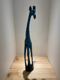 Painted Wood Giraffe