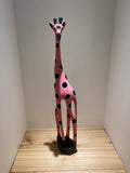 Painted Wood Giraffe