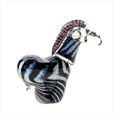 Ngwenya Glass Striped Zebra