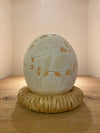 Dumi Ostrich Egg-Etched