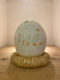 Dumi Ostrich Egg-Etched