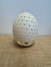 Hand-Etched Ostrich Egg