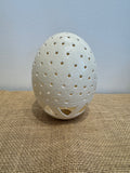 Hand-Etched Ostrich Egg