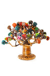 Baobab Tree w/ Kitenge Cloth Baubles