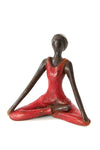 "Half Lotus Pose" Lost Wax Bronze Sculpture