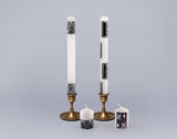 Kapula Hand Painted Candles - Mudcloth