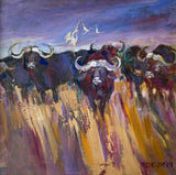 “Cape Buffalo l” by Leslie Johnson