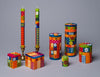 Kapula Hand Painted Candles - Summer