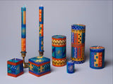 Kapula Hand Painted Candles - African Sky