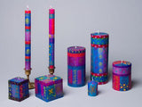 Kapula Hand Painted Candles - Blue Moon