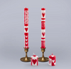 Kapula Hand-Painted Candles - Valentine