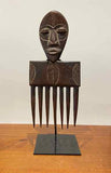 Baoule Tribal Comb w/ Stand