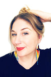 Pride & Joy Rainbow Fringe Earrings