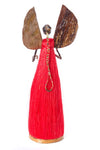 Angel Heart of Sisal & Banana Leaf-Red