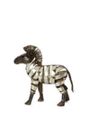 Zebra of Recycled Metal Strips