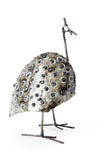 Guinea Fowl of Recycled Metal