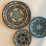 Kazi Sea of Blue Wall Platter
